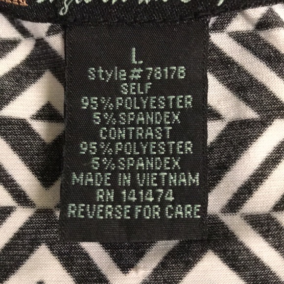 ABSTRACT PRINT TANK TOP - Picture 3 of 4